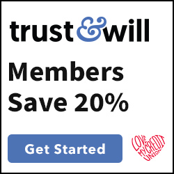 trust-will-ad Trust & Will members save 20%. Get started.